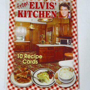 FROM ELVIS' KITCHEN 10 RECIPE CARDS POSTCARDS Cooking Baking Dinner Desert